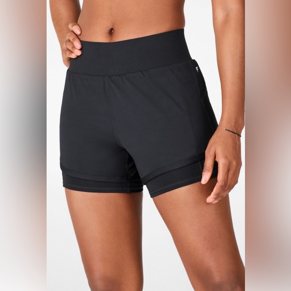 Black Fabletics Olesia Shorts (size M)